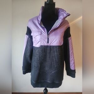 Nike Women's City Ready Purple 1/4 Zip Training Top Pullover Size M.